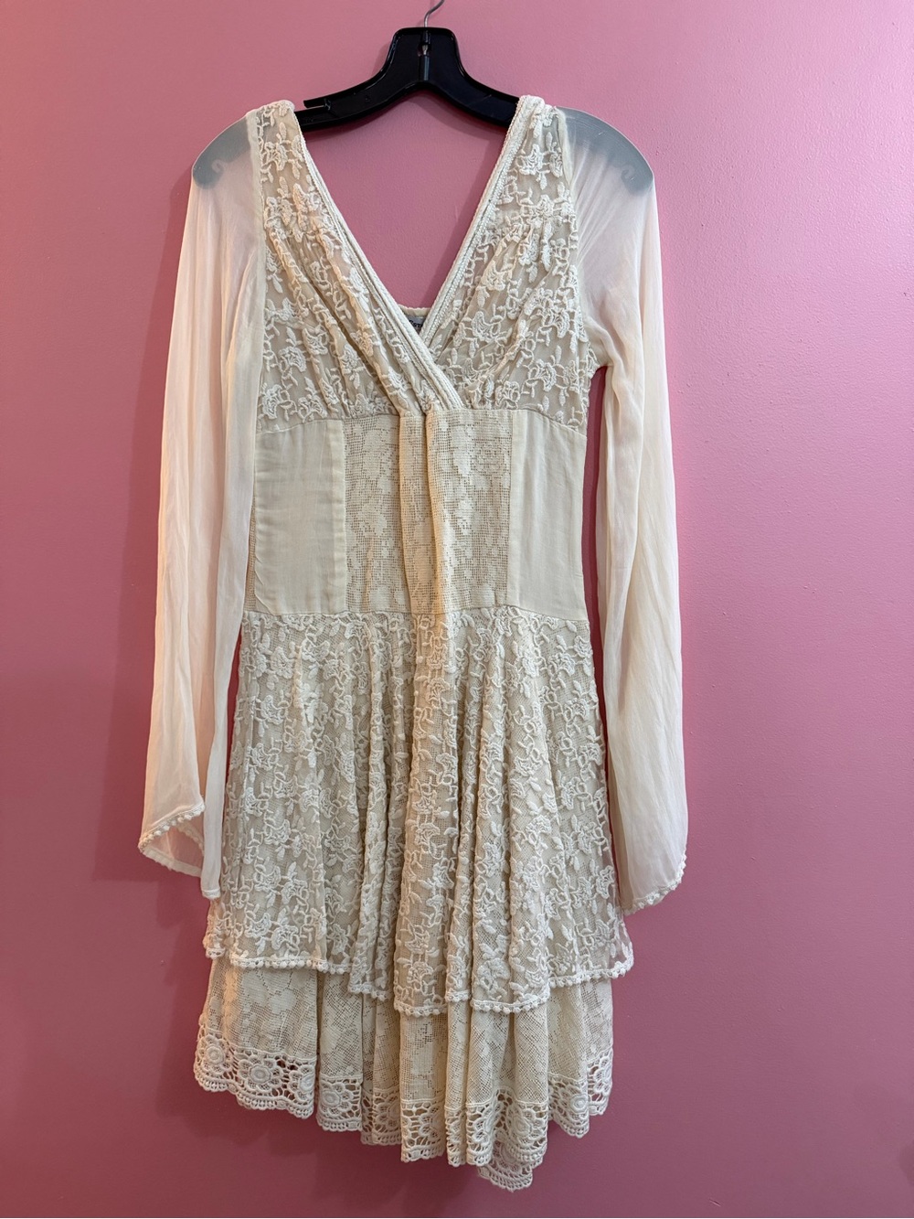 Rancho Estancia cream lace mini dress